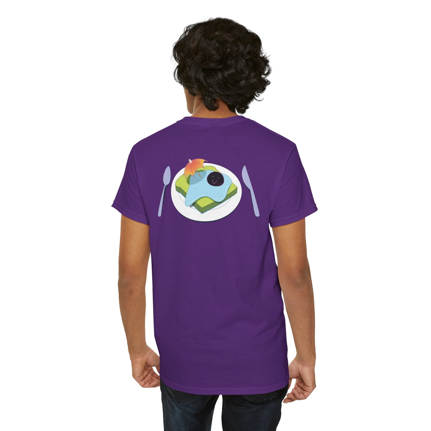 Sunny Side Down Egg Plate Graphic T Shirt