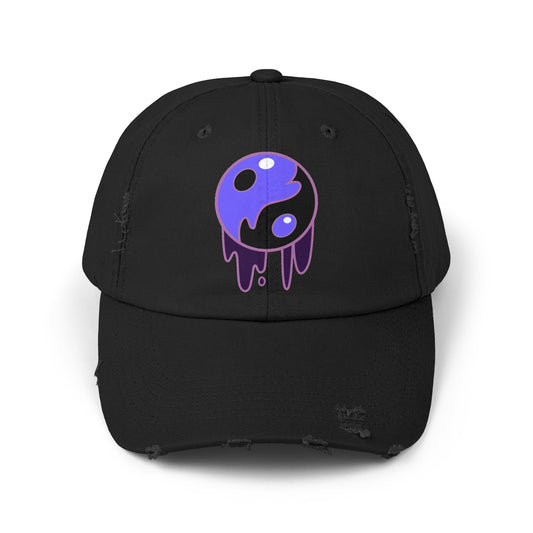 Evil Yinyang Distressed Cap