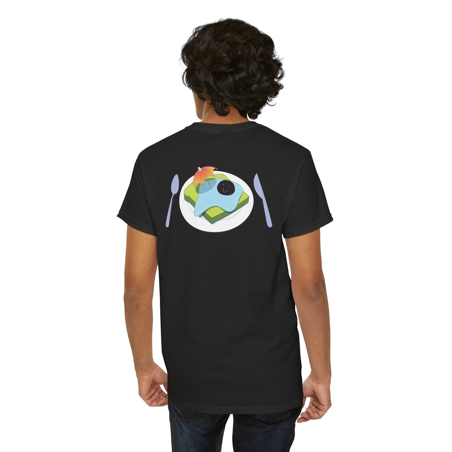 Sunny Side Down Egg Plate Graphic T Shirt