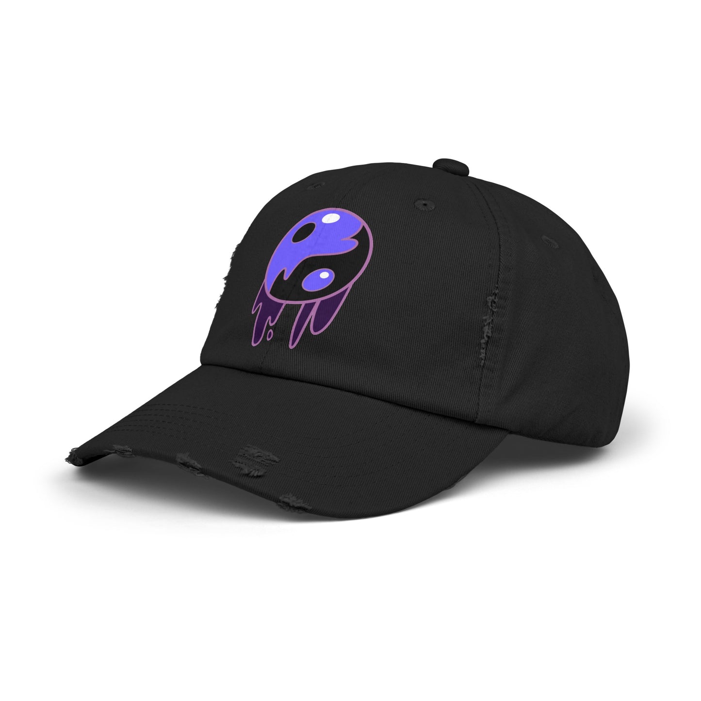 Evil Yinyang Distressed Cap