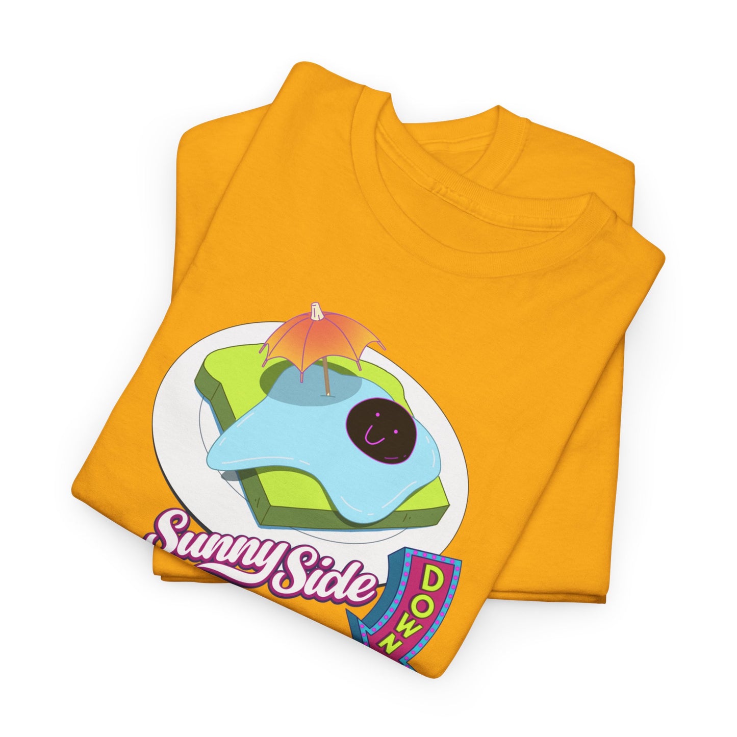 Sunny Side Down Egg Dish with Title T Shirt