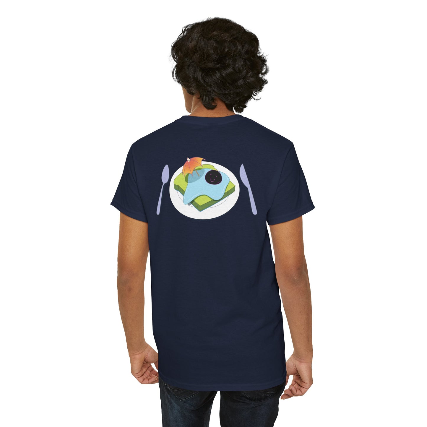 Sunny Side Down Egg Plate Graphic T Shirt