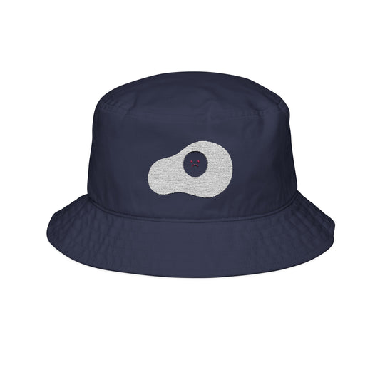 Sunny Side Down Sad Fried Egg Graphic Bucket Hat
