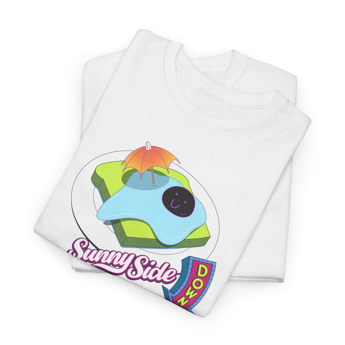 Sunny Side Down Egg Dish with Title T Shirt