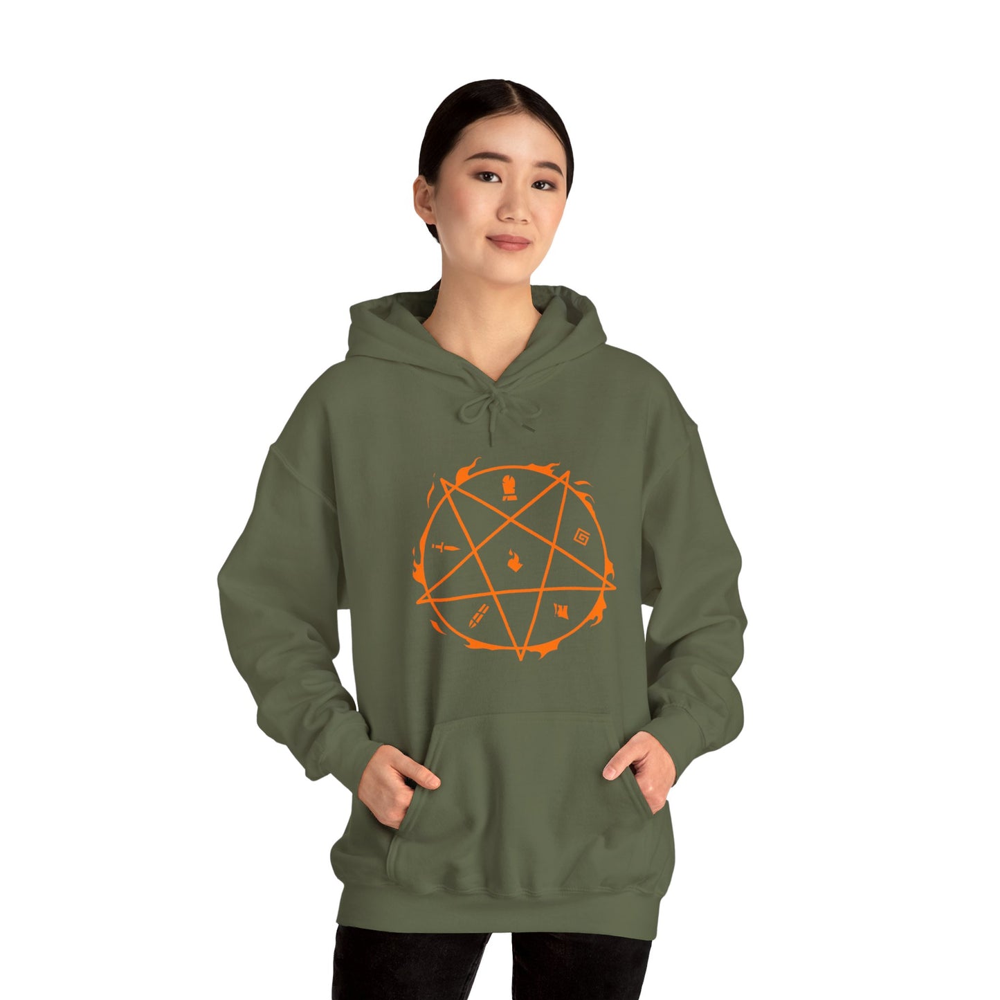 House on the Outlands - "Pentagram" - Hooded Sweatshirt