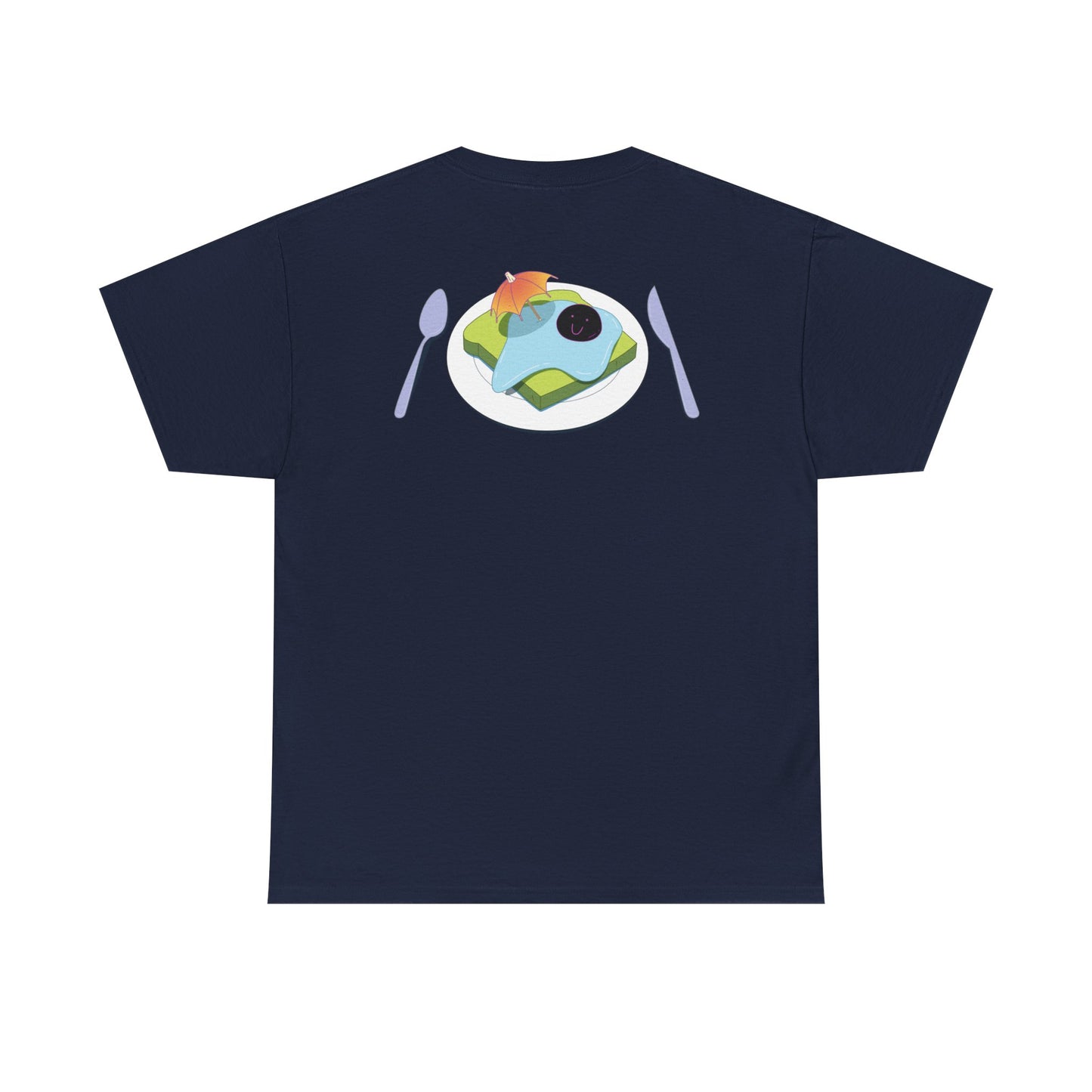 Sunny Side Down Egg Plate Graphic T Shirt