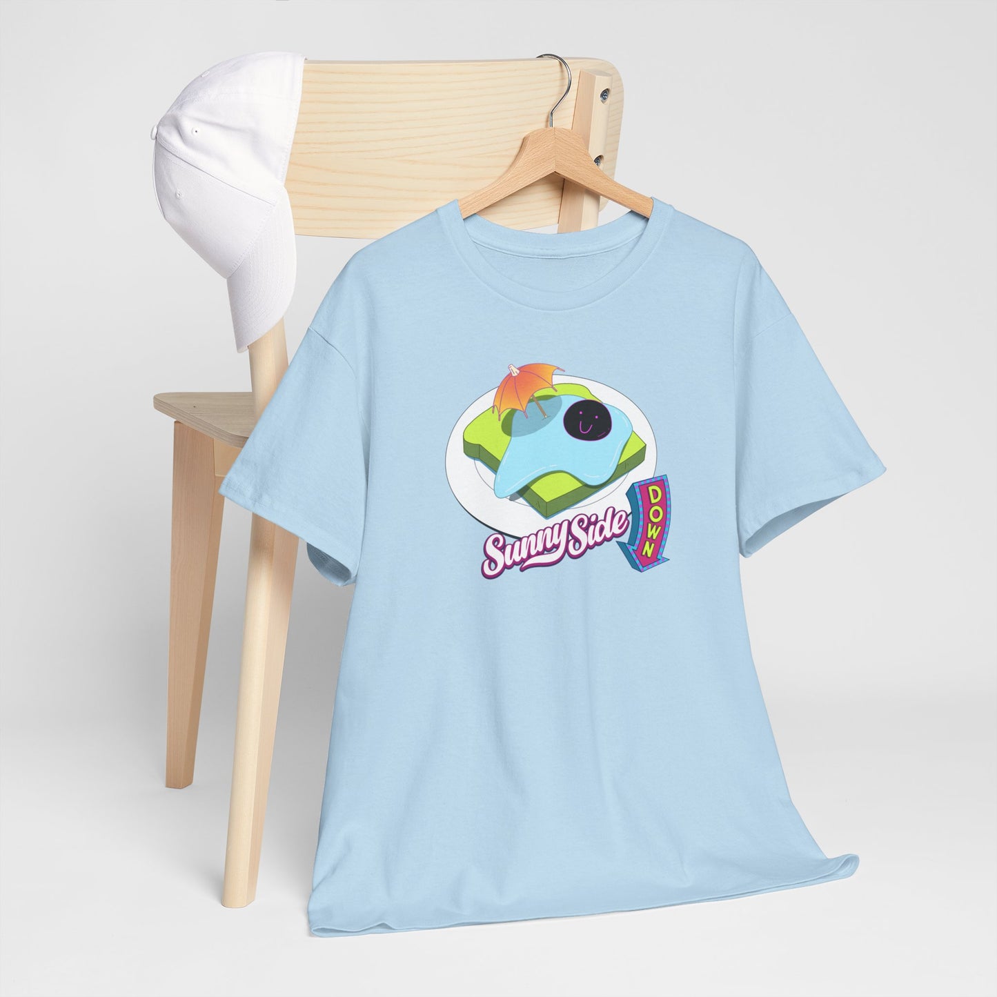 Sunny Side Down Egg Dish with Title T Shirt