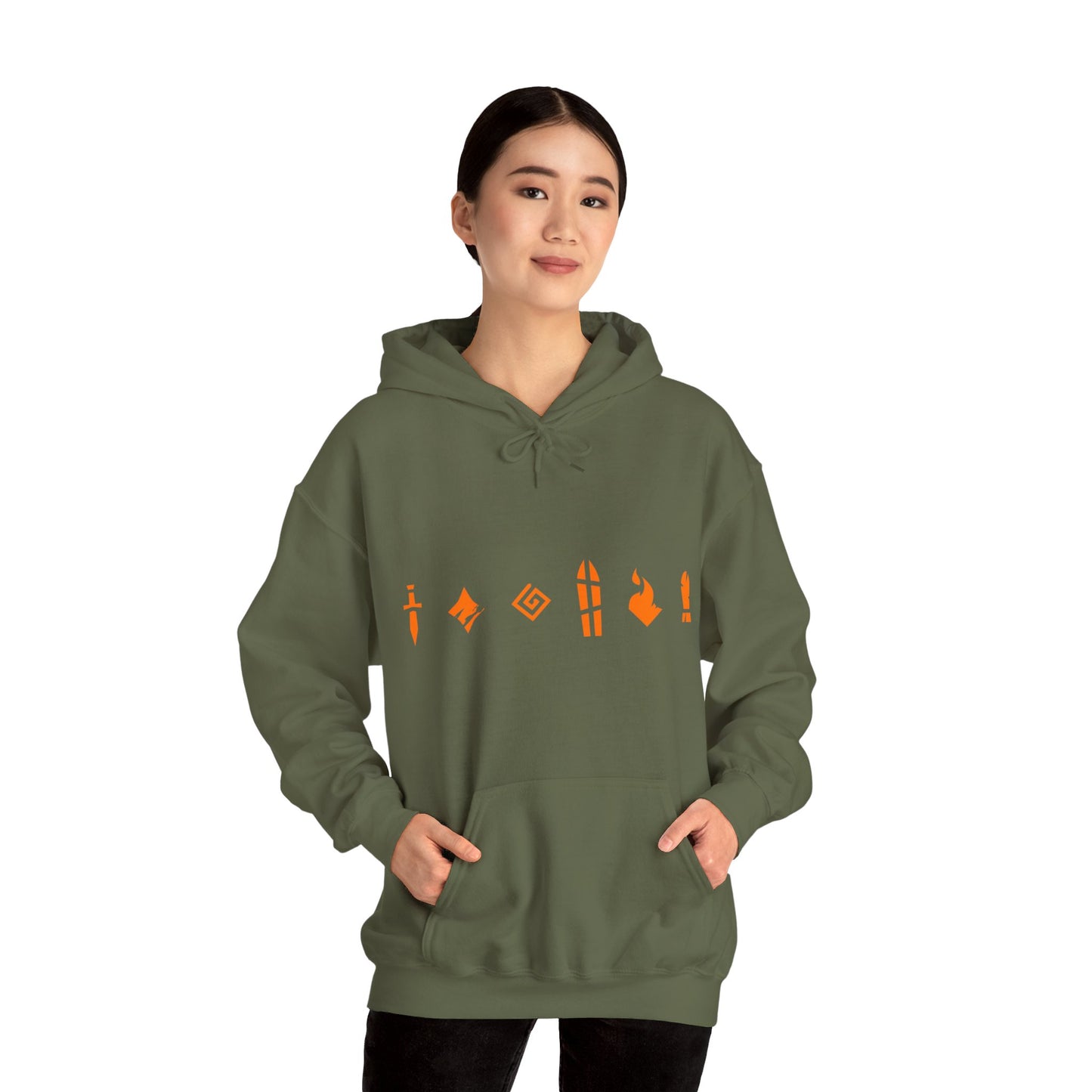 House on the Outlands - "Runes" - Hooded Sweatshirt