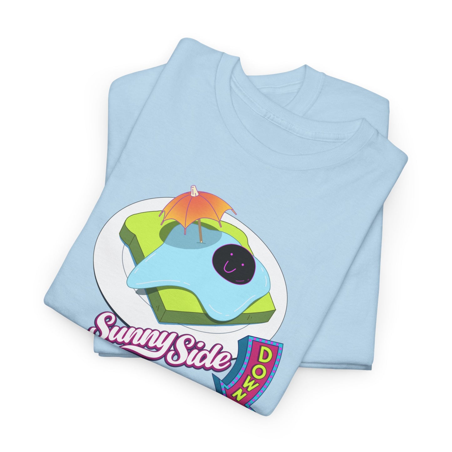 Sunny Side Down Egg Dish with Title T Shirt